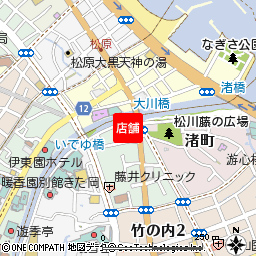 伊東支店付近の地図