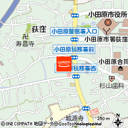 マックスバリュ小田原荻窪店付近の地図