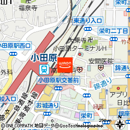 ＮｅｗＤａｙｓ小田原中央付近の地図