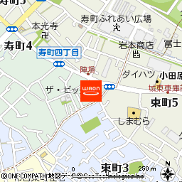 ザ・ビッグ小田原寿町店付近の地図