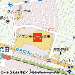 イオン新発田店付近の地図