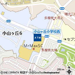 ミスターマックス町田多摩境ショッピングセンター付近の地図