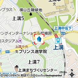 上溝支店付近の地図
