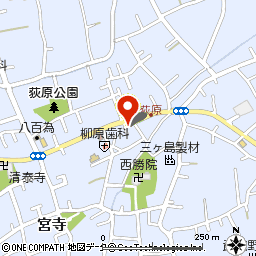 タイヤサービス中原付近の地図