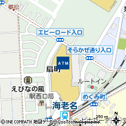ららぽーと海老名付近の地図
