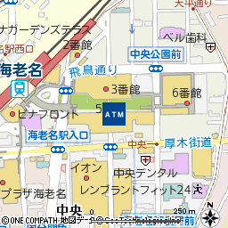 ビナウォーク付近の地図