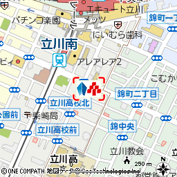 立川支店 【当店は予約されたお客さまへのご相談・ご提案を中心におこなう店舗です】付近の地図