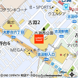 イオンバイクイオン相模原ショッピングセンター店付近の地図