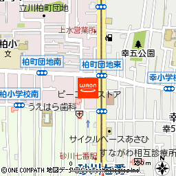 ピーコックストア玉川上水店付近の地図