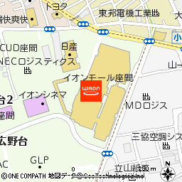 イオンモール座間付近の地図