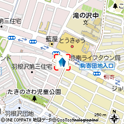 湘南ライフタウン支店付近の地図