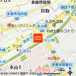 そうごう薬局　永山店付近の地図