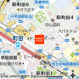 ヘアメイクアッシュ　町田店付近の地図