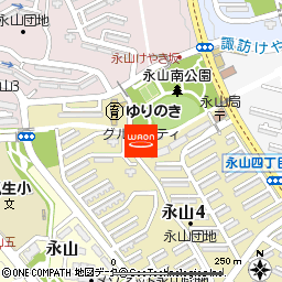 グルメシティ多摩店付近の地図