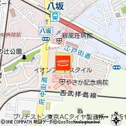 イオンフードスタイル小平店付近の地図