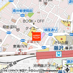 ダイエー藤沢店付近の地図