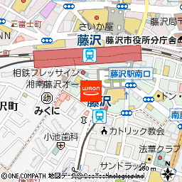 湘南藤沢オーパ付近の地図