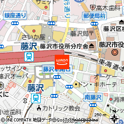 タコとハイボール藤沢店付近の地図