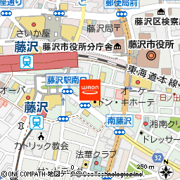 カラオケの鉄人　藤沢店付近の地図