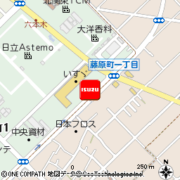 関東いすゞ自動車株式会社・行田支店付近の地図