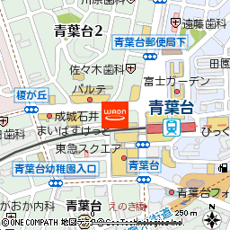 まいばすけっと青葉台駅前店付近の地図