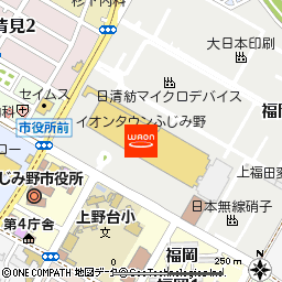 イオンバイクイオンタウンふじみ野店付近の地図