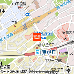 グルメシティ横浜藤が丘店付近の地図