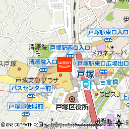 楽天モバイル東急プラザ戸塚店付近の地図