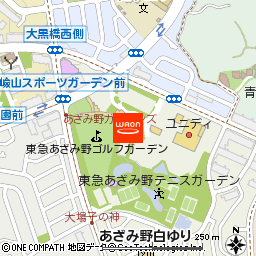 アトリエ木下　あざみ野店付近の地図