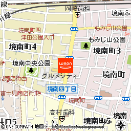 グルメシティ武蔵境店付近の地図