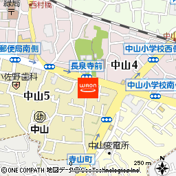 まいばすけっと中山町店付近の地図