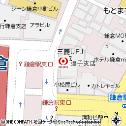 逗子支店付近の地図