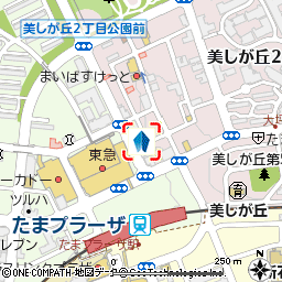 たまプラーザ支店付近の地図