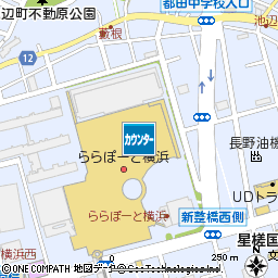 ららぽーと横浜カードデスク付近の地図