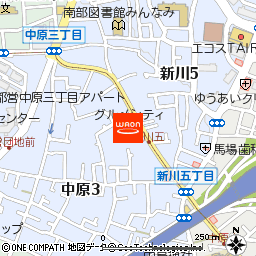 グルメシティ三鷹中原店付近の地図