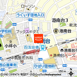 アリレイナ港南台店付近の地図