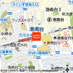 NewDaysKIOSK港南台ホーム付近の地図