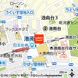 イオンフードスタイル港南台店付近の地図