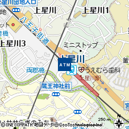 相鉄上星川駅付近の地図