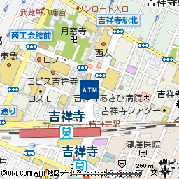 JTB吉祥寺店付近の地図