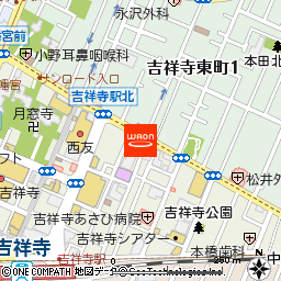 まいばすけっと吉祥寺本町店付近の地図