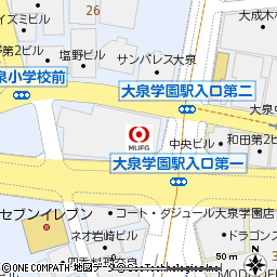 大泉学園支店付近の地図
