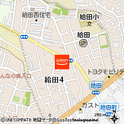 まいばすけっと世田谷給田4丁目店付近の地図