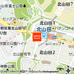 まいばすけっと北山田駅前店付近の地図