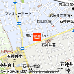 まいばすけっと石神井町7丁目店付近の地図