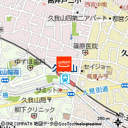 ピーコックストア久我山店付近の地図