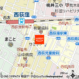 ねこの手書店付近の地図