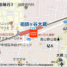 まいばすけっと祖師ヶ谷大蔵駅東店付近の地図