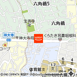 まいばすけっと六角橋5丁目店付近の地図