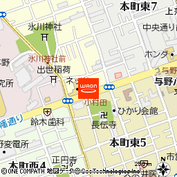 ヘアースタジオセブン付近の地図